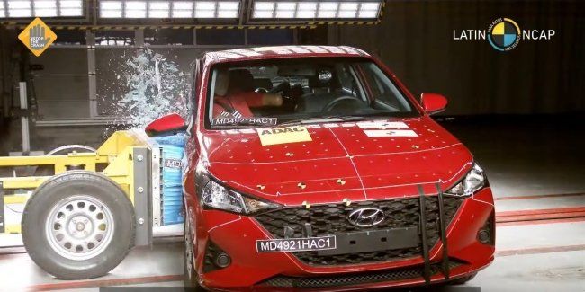 Новый Hyundai Accent провалил краш-тесты.