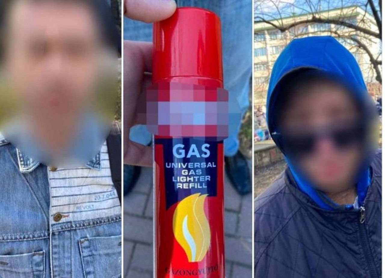 Задержаны мужчины с горючими веществами и запрещенными предметами.