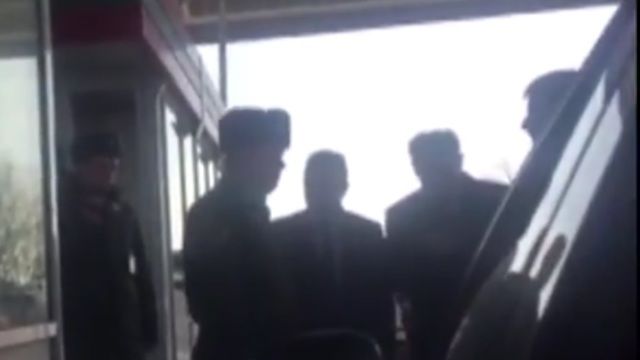 Gheorghe Cavcaliuc, oprit la așa numitul „post de control” în apropiere de Tighina. 