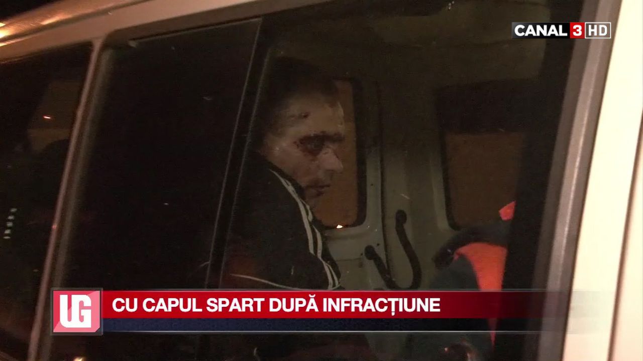 Haz de necaz: Și-a spart capul de o gheretă când a vrut să fure
