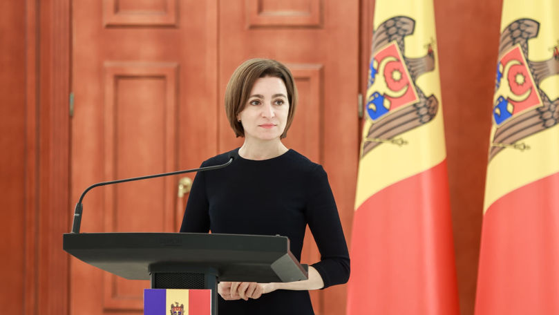 Sandu: Companiile străine încă nu consideră Moldova un loc sigur pentru investiții.