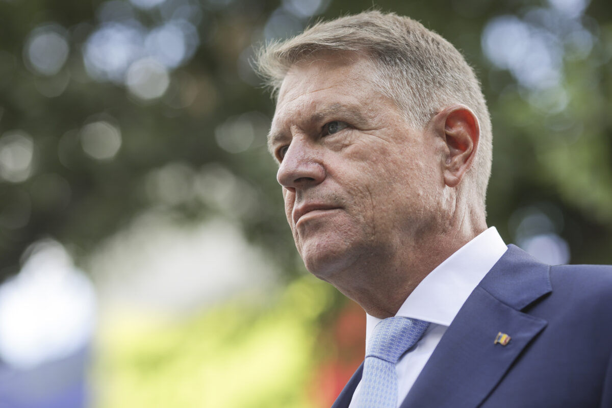 Președintele României, Klaus Iohannis.