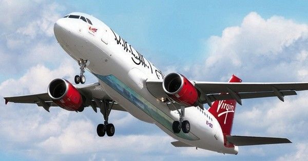Стеклянный пол в самолетах Airbus A320 от Virgin Atlantic.