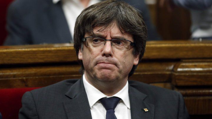 Liderul separatist catalan Carles Puigdemount, la prima audiere judiciară în Belgia.