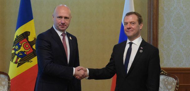 Filip și Medvedev au discutat despre relațiile economice, FR - RM. Foto: gov.md