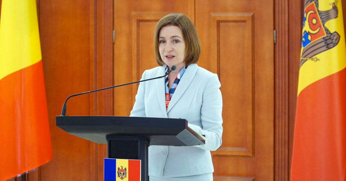 Sandu: Dacă Moldova ar fi pe mâna Rusiei, nu doar Chișinăul ar fi amenințat, ci și Bucureștiul, Odesa și Europa.