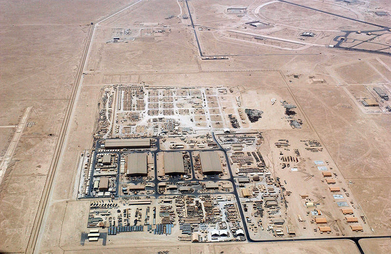 Baza militara americana Al Udeid din Qatar. Foto: Wikipedia