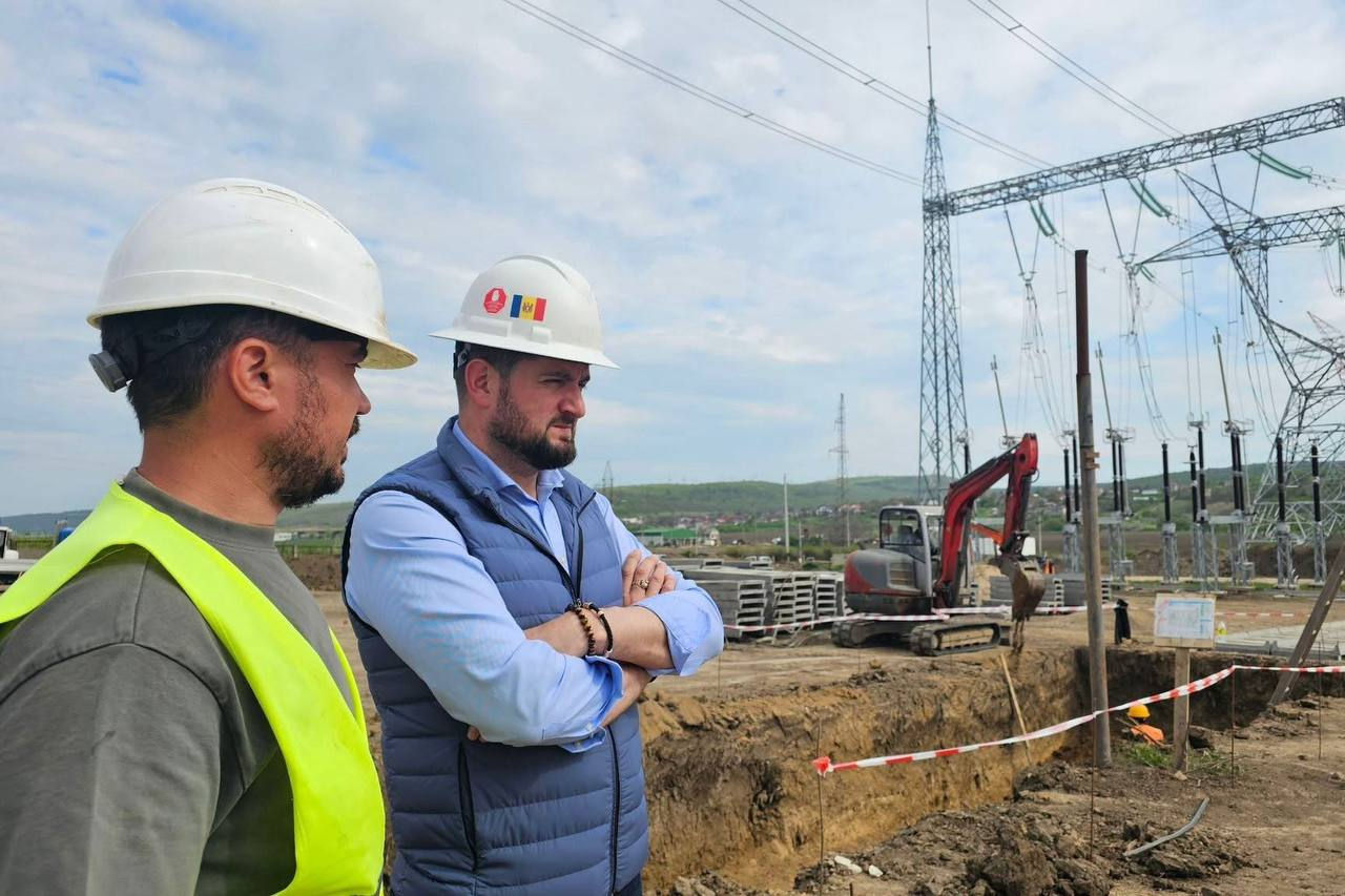 Жунгиету: Moldelectrica подала напряжение на электрическую подстанцию Вулканешты.