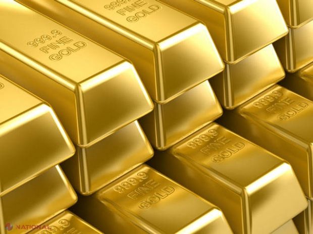 Cotaţia aurului a scăzut, luni, cu aproape un procent, iar dolarul s-a apreciat în raport cu moneda euro. Foto: ziarulnational.md