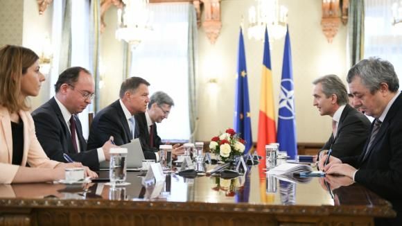 Klaus Iohannis a discutat cu Iurie Leancă despre reformele din Moldova