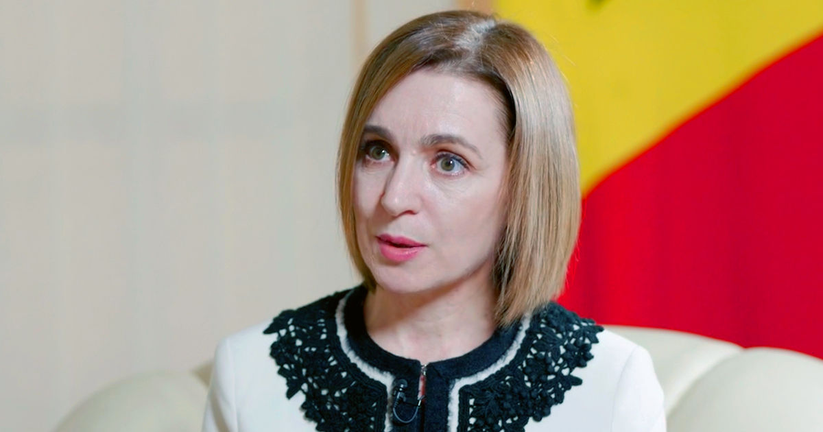 Президент Республики Молдова Майя Санду. 