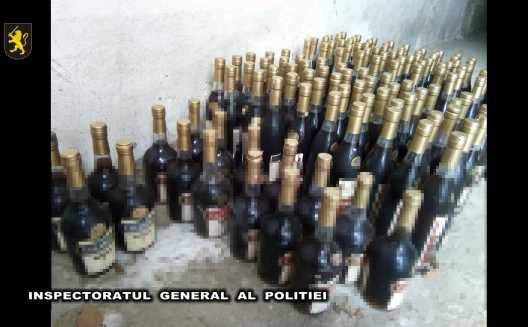 Un bărbat este suspectat de contrabandă cu produse alcoolice contrafăcute. 