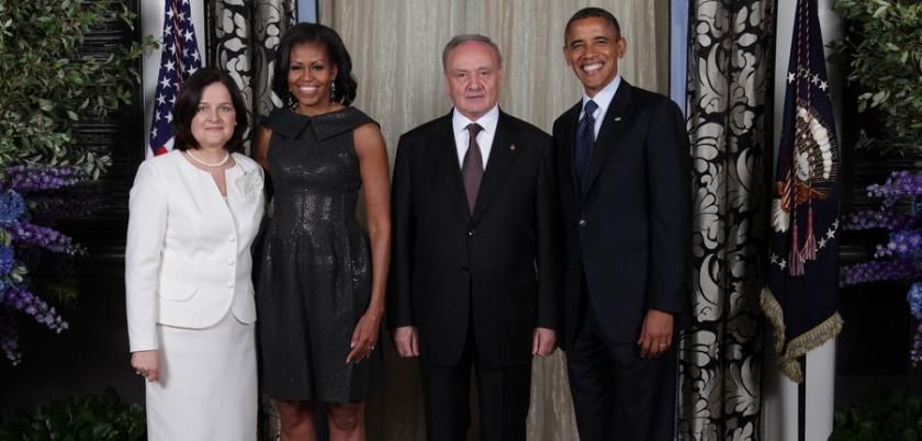 Nicolae Timofti, a adresat un mesaj de felicitare către președintele Statelor Unite, Barak Obama. Foto: presedinte.md