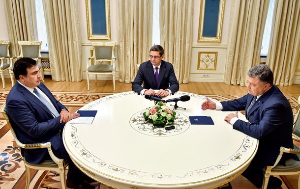 Президент Украины Петр Порошенко провел рабочую встречу с Михаилом Саакашвили.