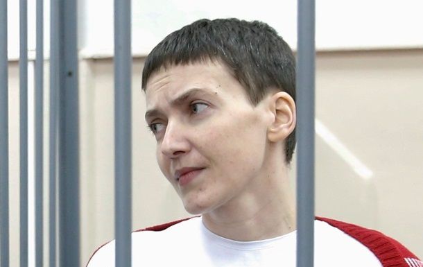 Летчица продолжает голодать в знак протеста против удержания в тюрьме.