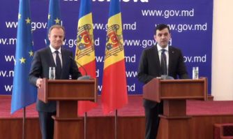 La rîndul său, prim-ministrul Republicii Moldova, Chiril Gaburici, a spus că a avut un dialog deschis cu președintele Consiliului Uniunii Europene, Donald Tusk.