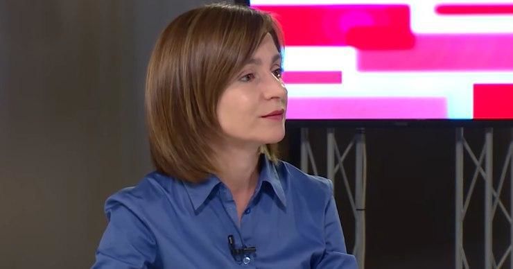 Председатель партии "Действие и солидарность" Майя Санду.