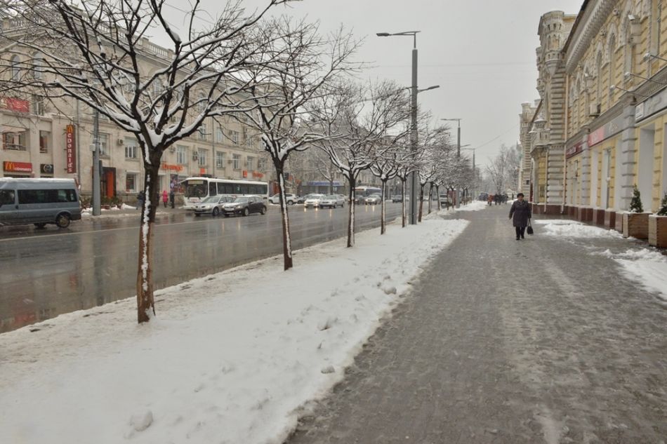 Cod galben de ninsori în ţară: Care este situația în Chișinău. Foto: chisinau.md