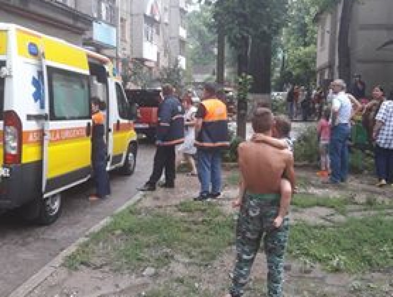На Ботанике ребенок был заперт в квартире во время пожара.