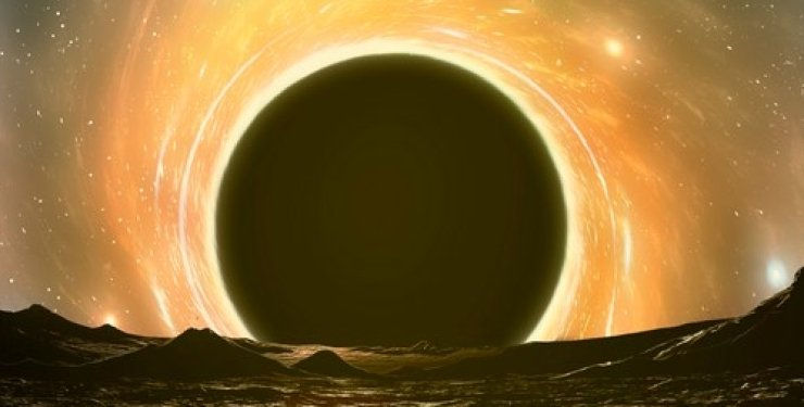 Ученые рассказали, может ли огромная черная дыра "проглотить" всю Вселенную.