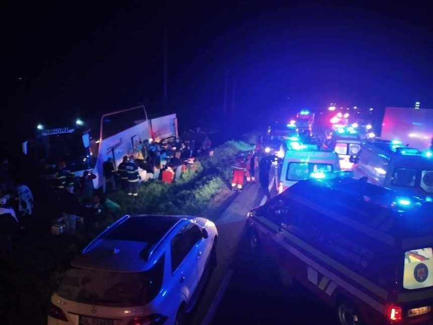 В Румынии в ДТП попал автобус, ехавший в Молдову: двое пострадавших.
