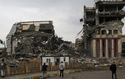 Разрушенный университет в Мосуле.