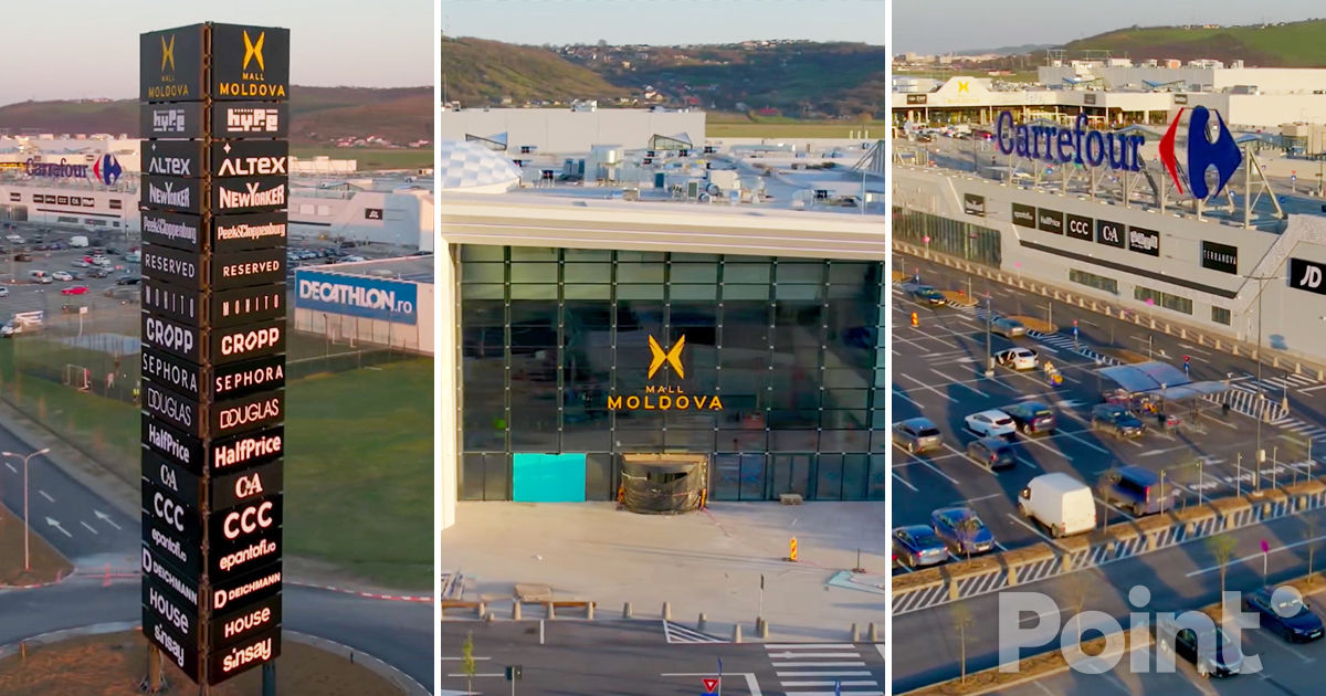 La Iași se deschide Mall Moldova, al doilea cel mai mare centru comercial din România.