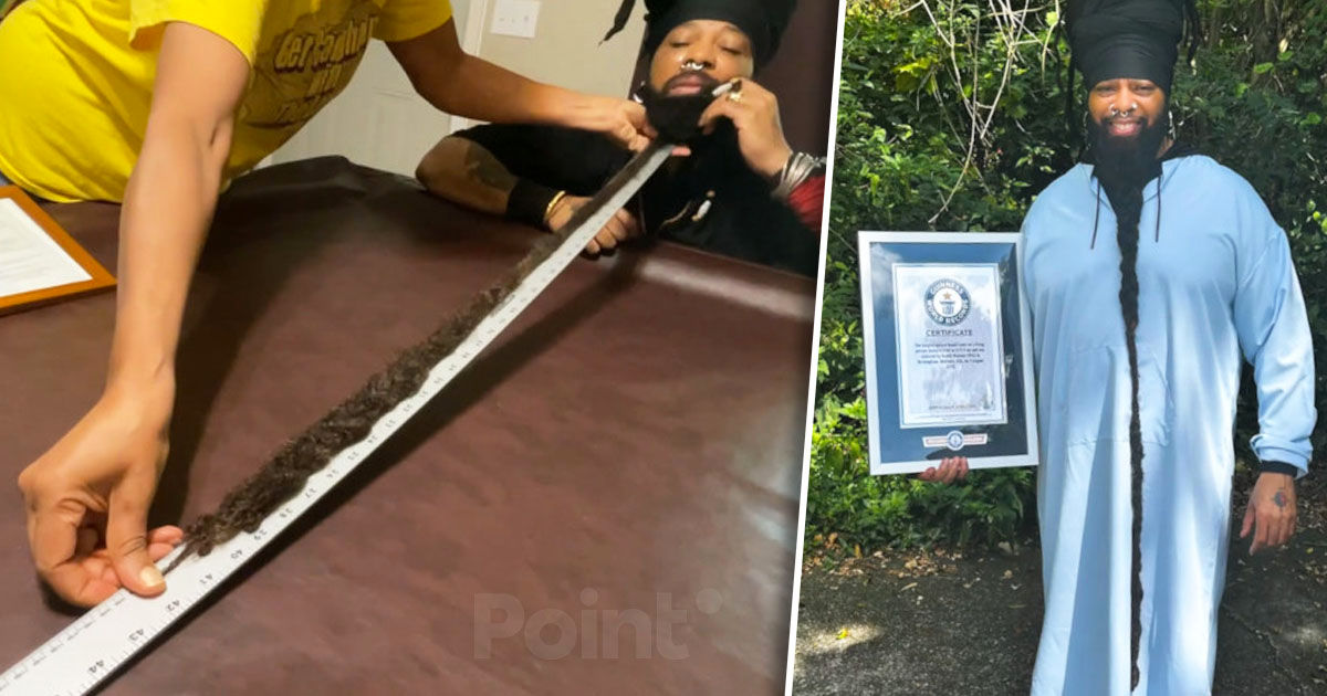 Un locuitor al SUA a stabilit un record unic: Are o barbă aproape la fel de lungă ca un om.
