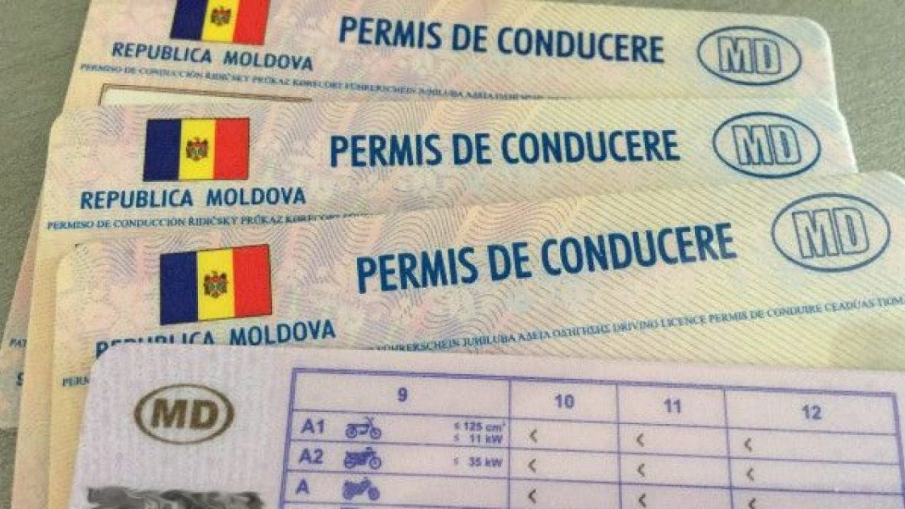 Moldova va introduce un nou permis de conducere internațional cu o categorie pentru mopede.