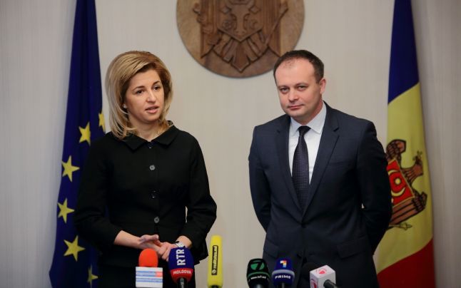 Andrian Candu, a avut astăzi o întrevedere cu Irina Vlah. Foto: parlament.md