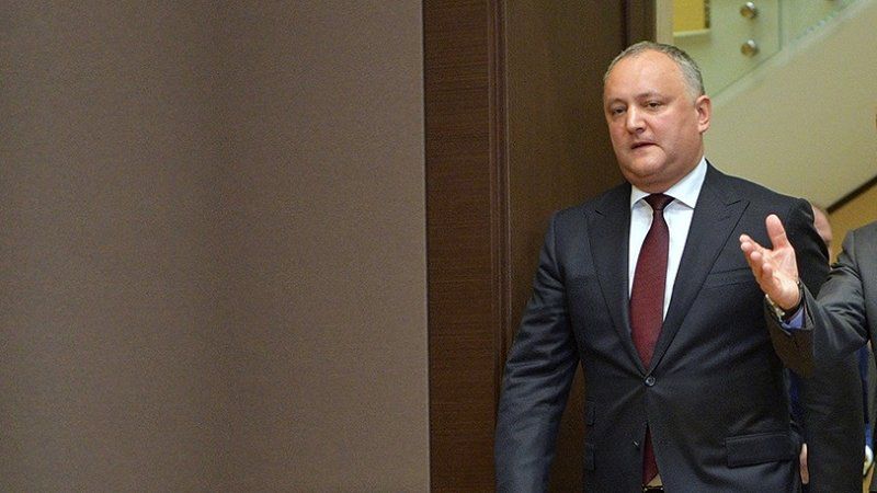 Додон временно отстранен от обязанностей президента Молдавии. © kremlin.ru / пресс-служба президента РФ
