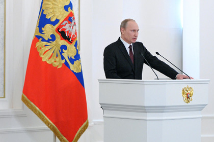 Путин начал свое послание Федеральному Собранию с темы воссоединения Крыма и России.