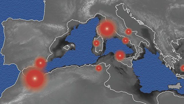 Ученые: высыхание Средиземного моря вызвало вспышку вулканизма в прошлом.