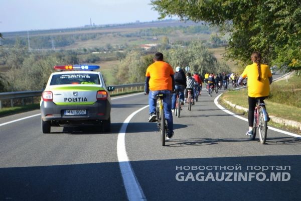 Около 180 жителей Гагаузии приняли участие во втором велопробеге.
