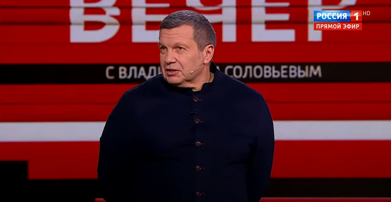Телеведущий Владимир Соловьев.