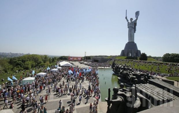 Мемориальный комплекс на Украине.