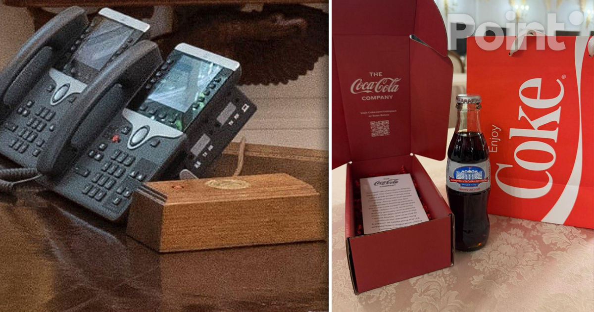 Trump a întors în Biroul Oval butonul pentru Coca-Cola dietetică.