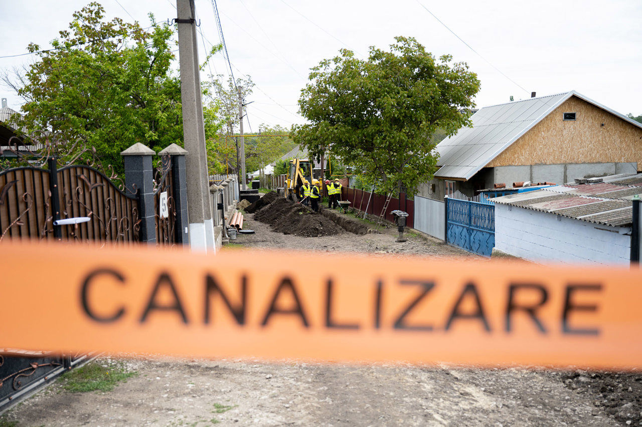 Doar 10% din localitățile moldovenești sunt conectate la un sistem de canalizare.