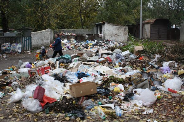 Фирма из Бельц незаконно свозила в ореховый сад в Корлэтенах мусор.