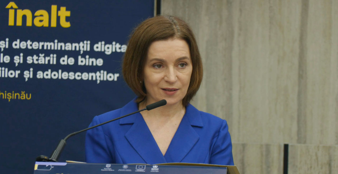 Maia Sandu a propus măsuri pentru asigurarea siguranței copiilor pe Internet.