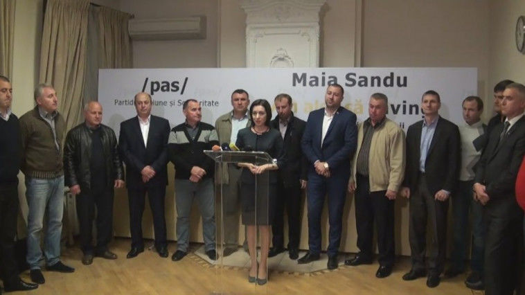 Maia Sandu, candidatul PAS la funcția de președinte. Foto: privesc.eu