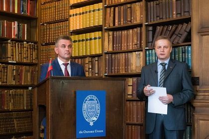 Вадим Красносельский побывал в Лондоне по приглашению Оксфордского союза.