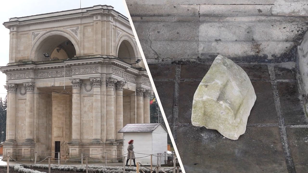 Arcul de Triumf din centrul Chișinăului urmează a fi reparat în acest an.