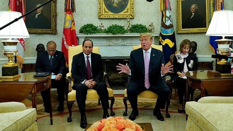 Президент США Дональд Трамп похвалил Абделя Фаттаха ас-Сиси за деятельность на посту президента Египта.