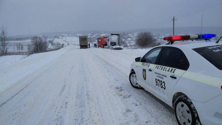 Zăpada şi viscolul s-au dezlănţuit în Moldova. 