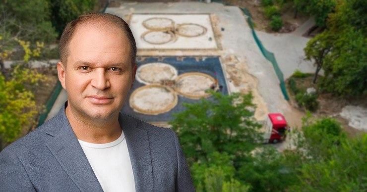 Чебан: В кишинёвском парке Alunelul появятся поющие фонтаны. Коллаж: Point.md