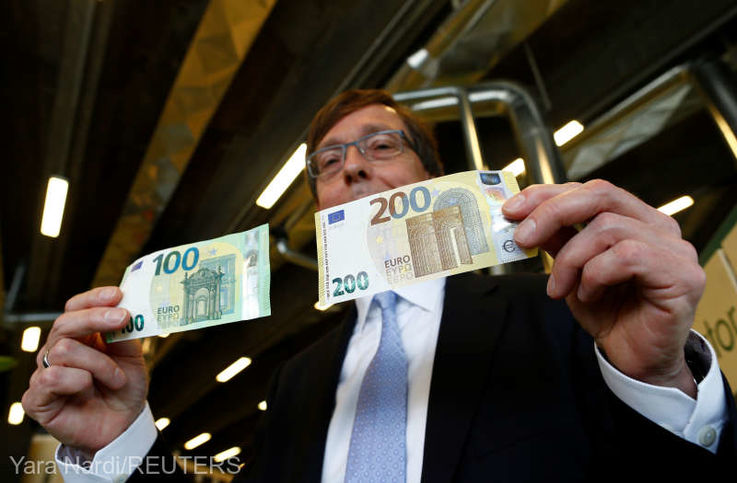 Noile bancnote de 100 și 200 de euro, puse în circulație
