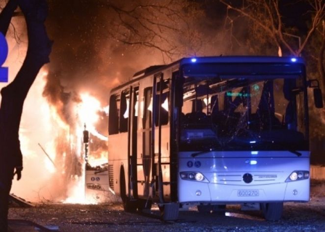 По делу о взрыве задержаны девять подозреваемых. Фото: cnnturk.com