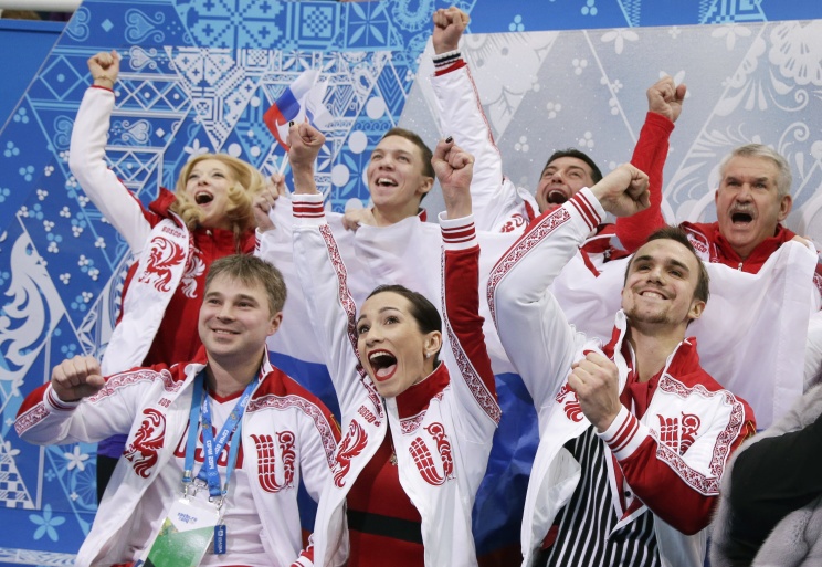 Это золото стало первым для российской олимпийской сборной на Играх.