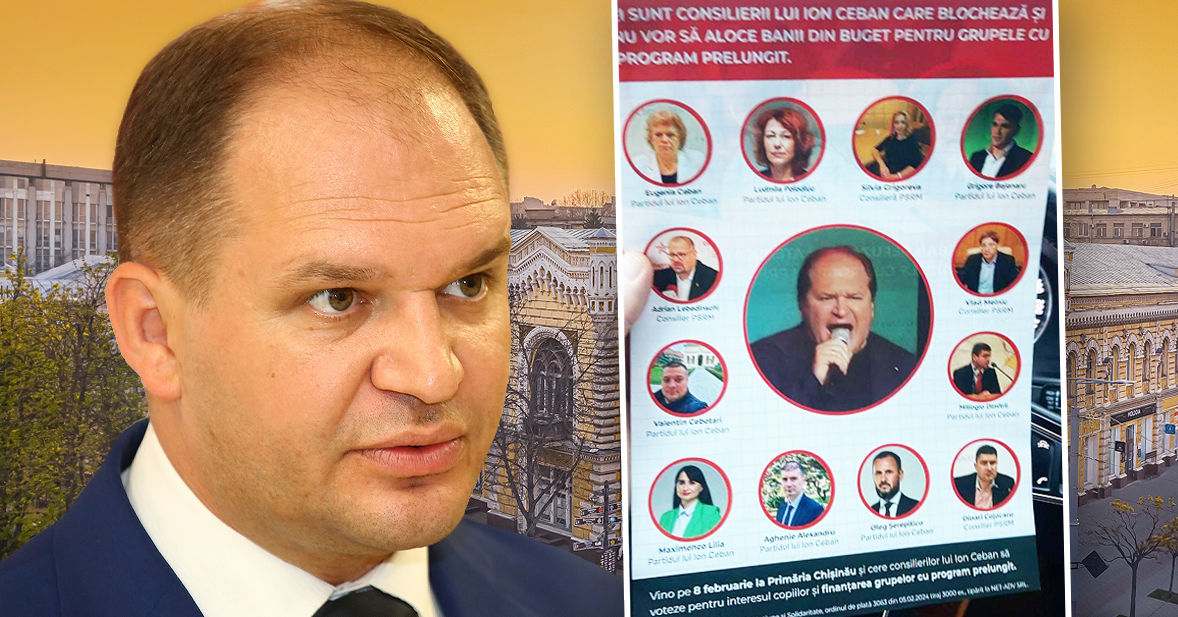 Ион Чебан: Готовится эскалация напряженности вокруг примэрии. Коллаж: Point.md
